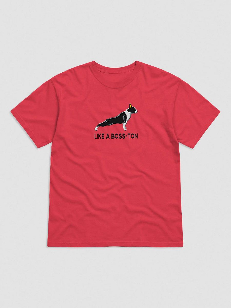 Like a Boss-ton T-Shirt(Embroidered) of a Boston Terrier product image (4)