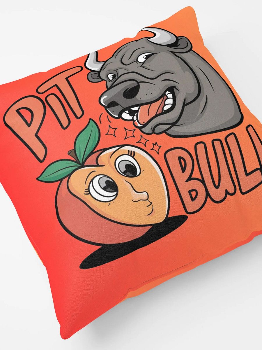 Pit Bull: Peach Pit and Bull Pillow Design product image (5)
