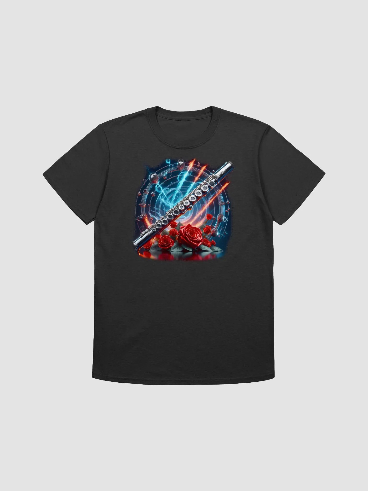 Melodic Flames - Unisex Flute T-Shirt #11 product image (1)