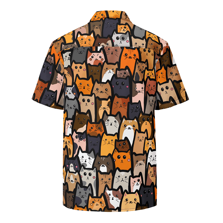 "Cats" Button Up Shirt product image (2)