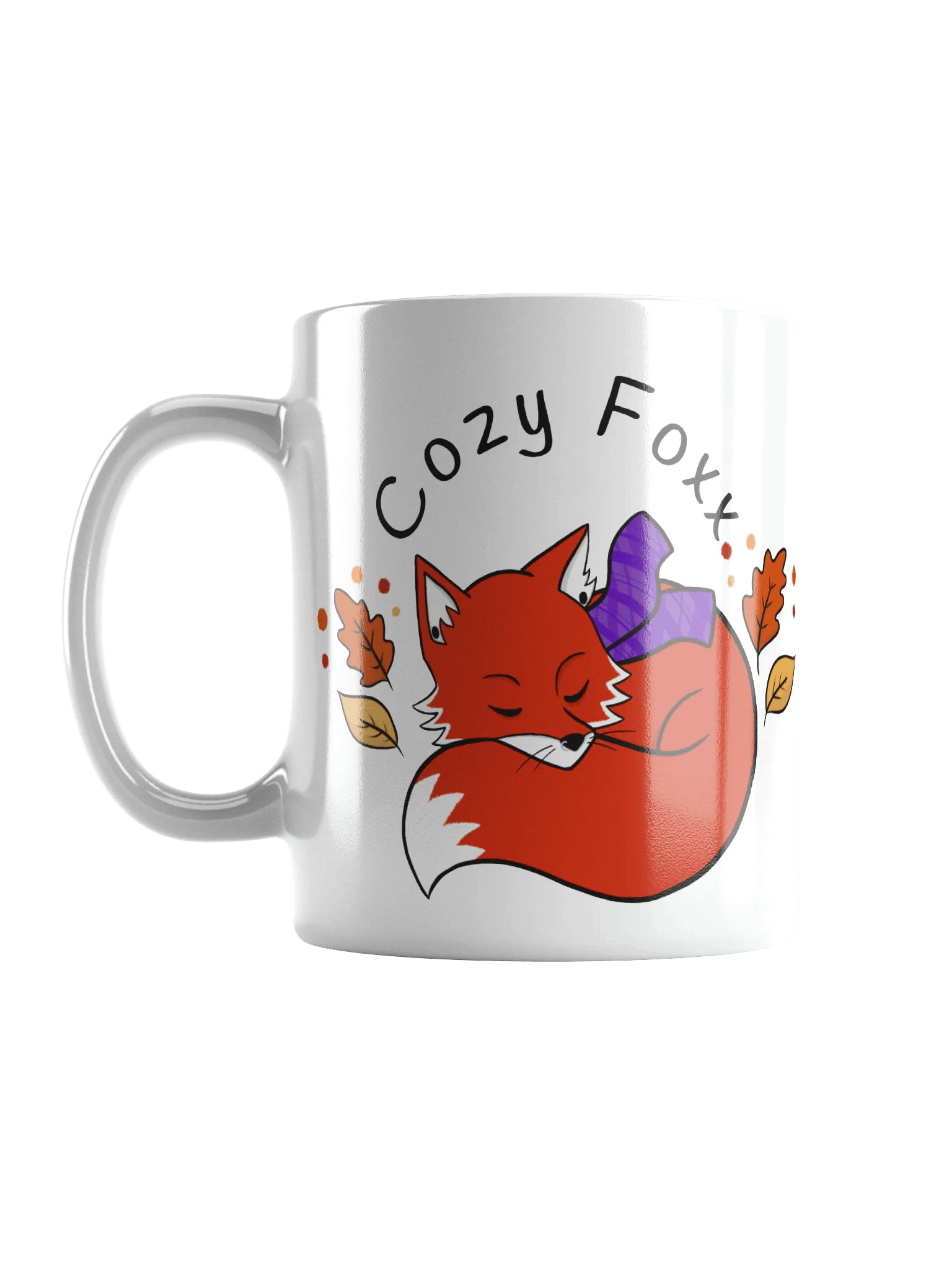 Cozy Foxx Ceramic Mug White product image (5)
