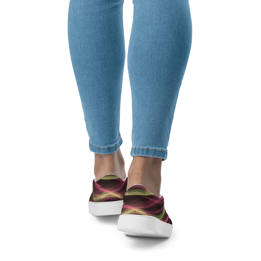 Slip on Sneakers with high frequency print product image (4)