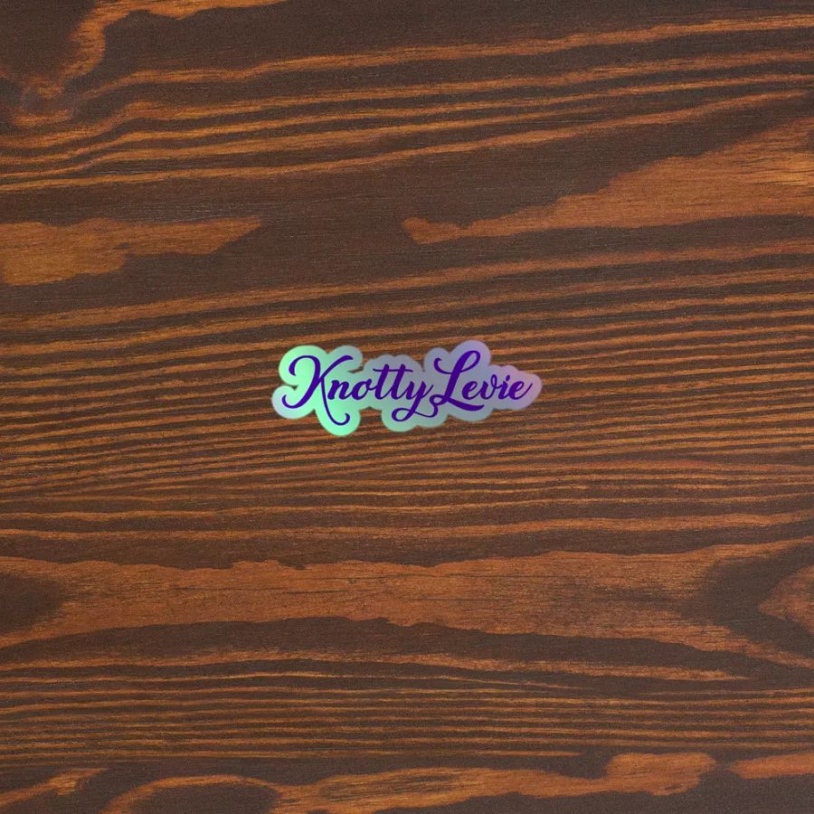 Knotty Holographic Sticker product image (3)