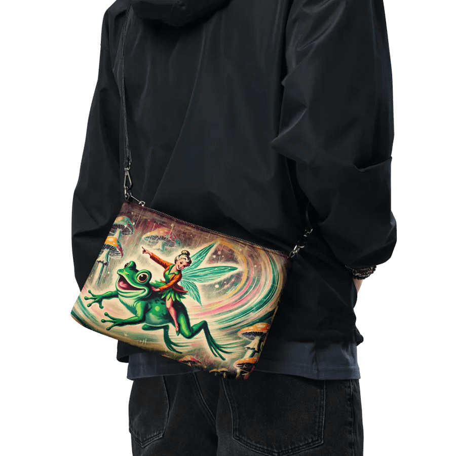 Enchanted Frog Fairy Crossbody Bag - Whimsical Purse product image (9)