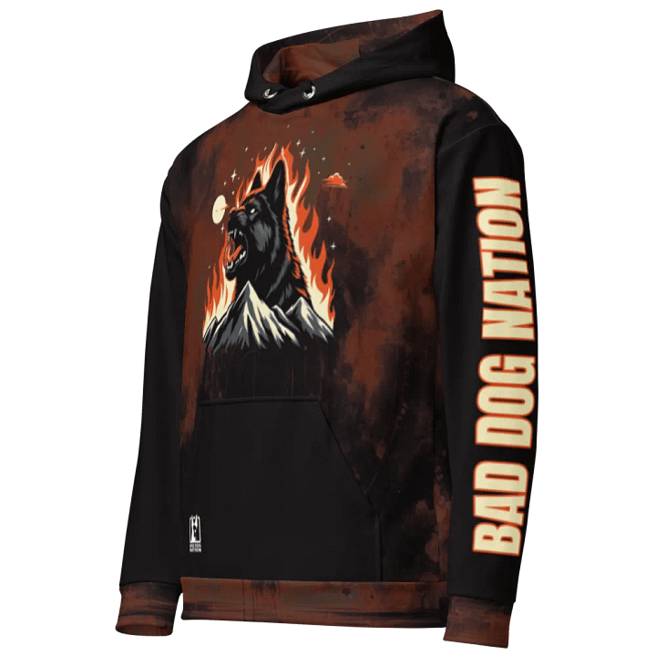 Attack Like the Fire and Be Still Like the Mountain - Adult All-Over Print Unisex Hoodie product image (2)