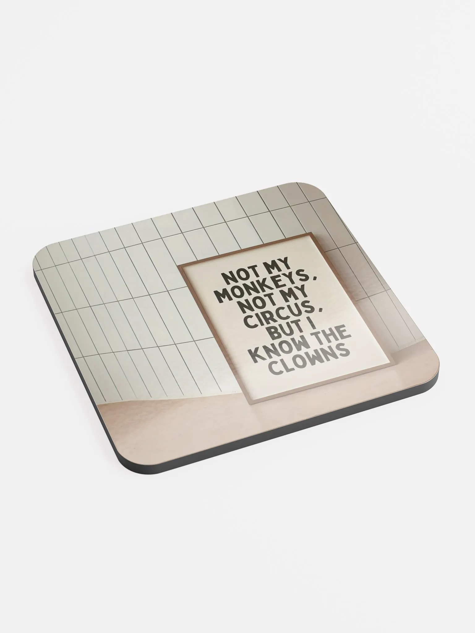 Quirky Quote Cork Coaster product image (2)