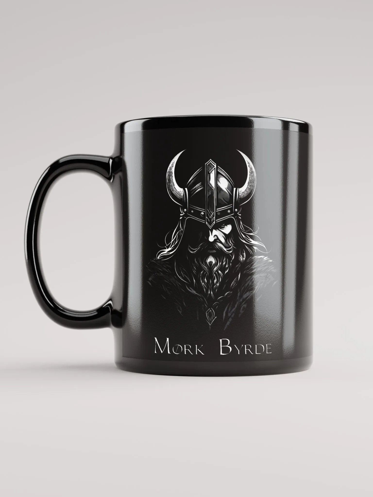 Mørk Byrde Black Glossy Mug by Mugz product image (11)