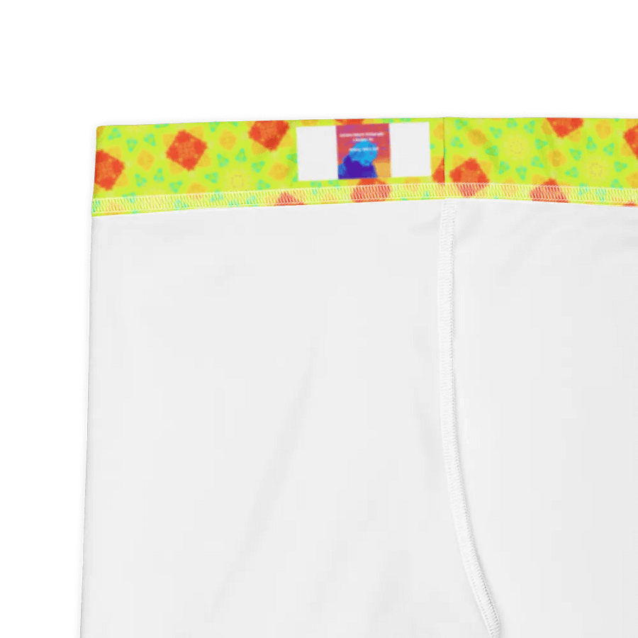 Abstract Repeating Coloured Shapes Ladies Leggings product image (9)