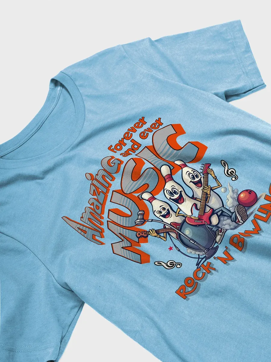 Amazing Music Rock N Bowling Signature Softness Unisex T-Shirt product image (20)
