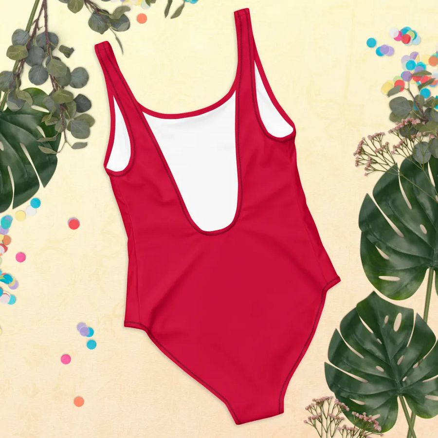 Queendom Beautiful Women Gemstone Crown Swimsuit /Red (TM) product image (6)