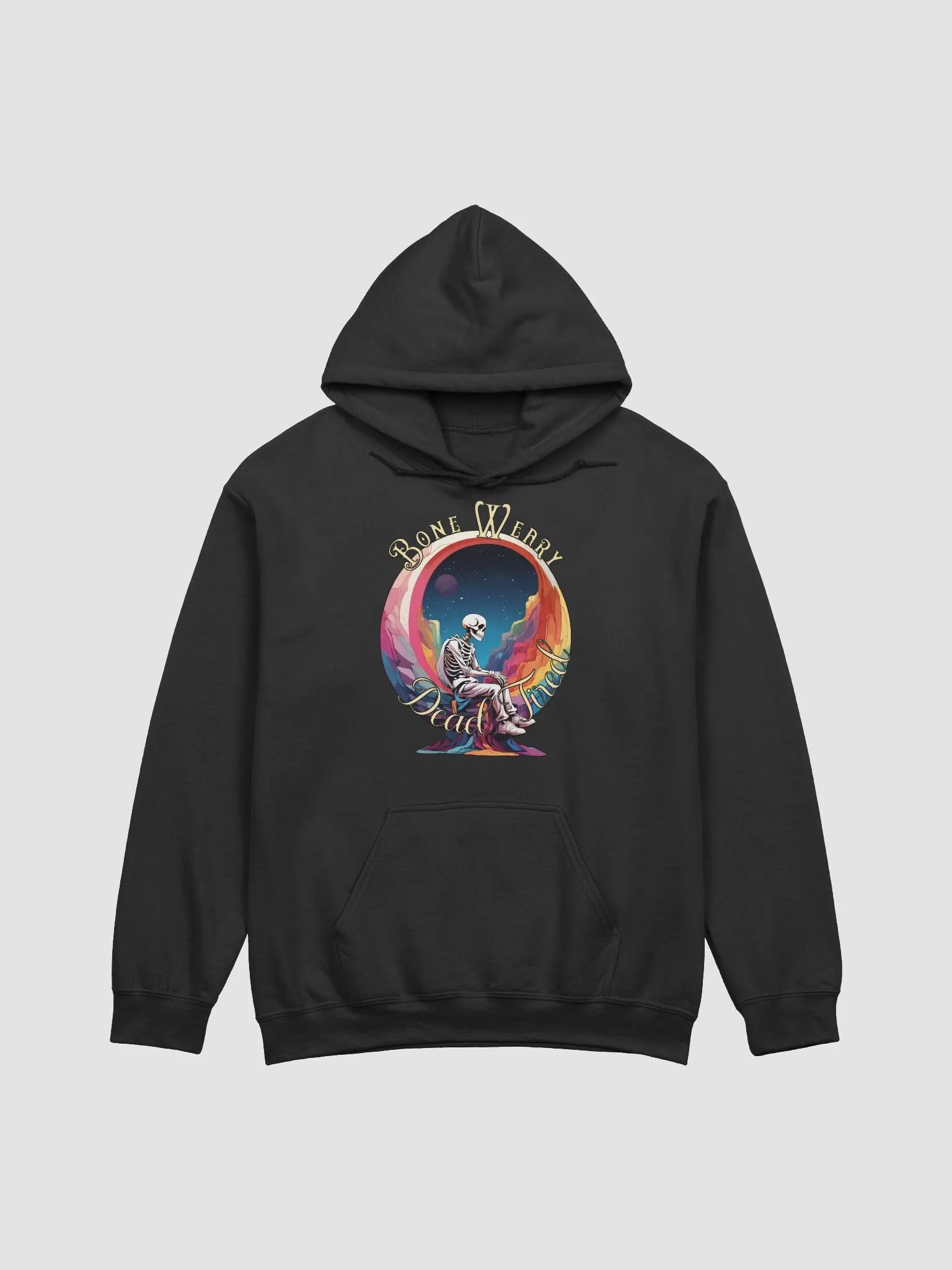 Novelty Graphic Hoodie | Bone Weary/Dead Tired product image (1)