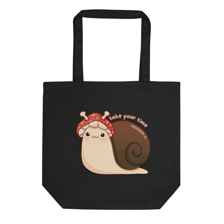 Motivational Snail Eco-Friendly Tote Bag product image (1)