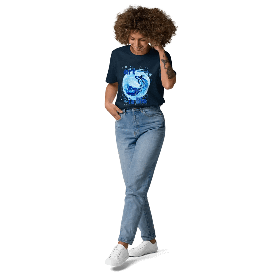Aquatic Artistry Organic T-Shirt product image (225)