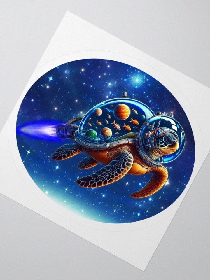 RamJet's Space Turtle Sticker product image (2)