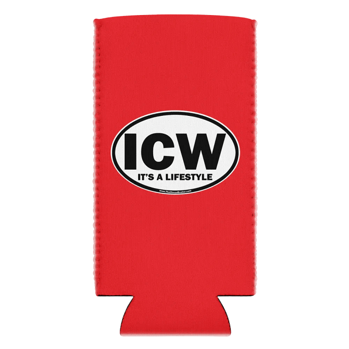 ICW-It's A Lifestyle - Red Can Koozie product image (2)