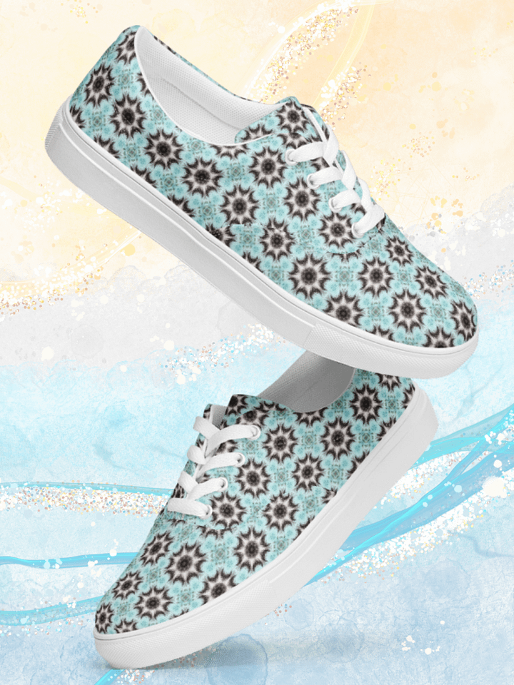 Symmetry in Bloom Canvas Shoes product image (1)