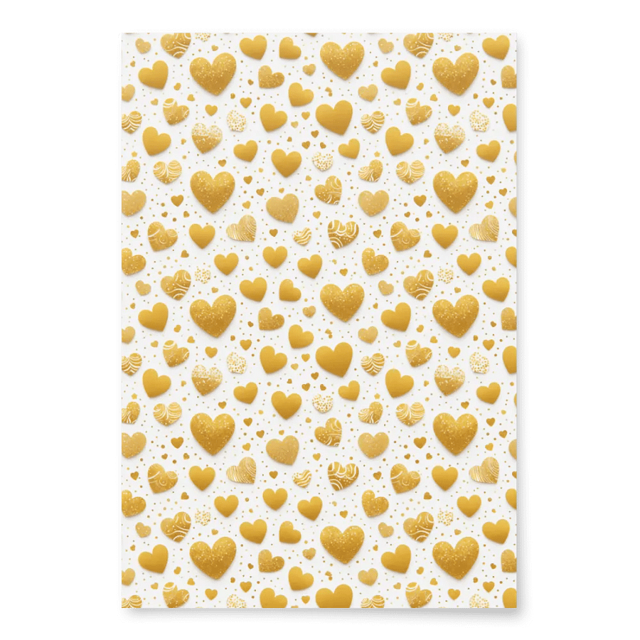 Pretty Hearts Wrapping Paper Set of 3 product image (6)