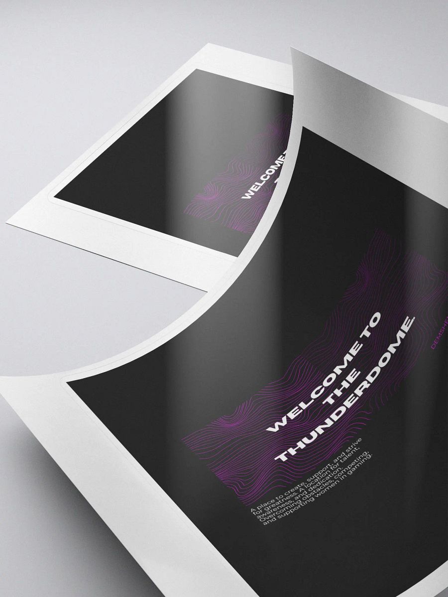 Welcome to the Thunderdome Sticker product image (5)