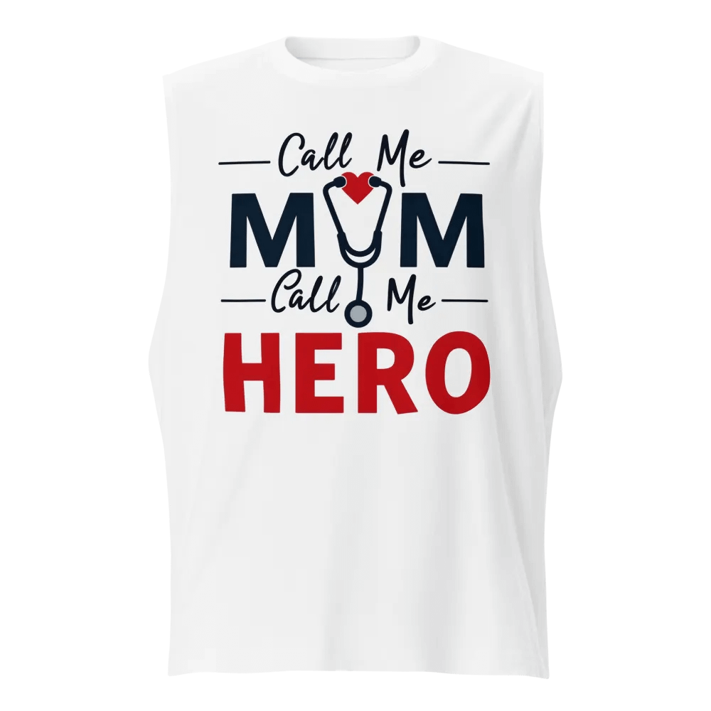 Stethoscope Mom, Bold Hero Muscle Tank product image (1)
