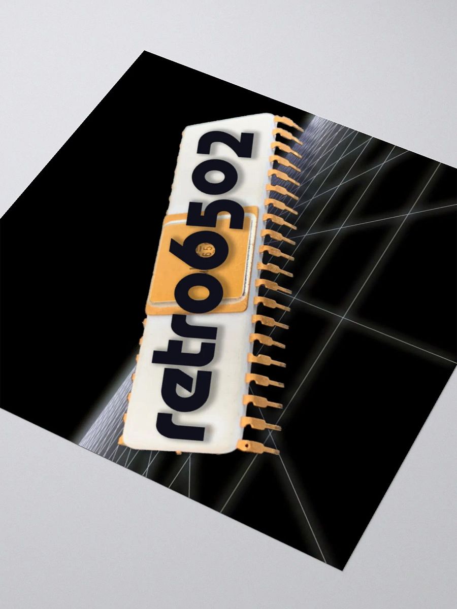 Retro 6502 Sticker product image (3)