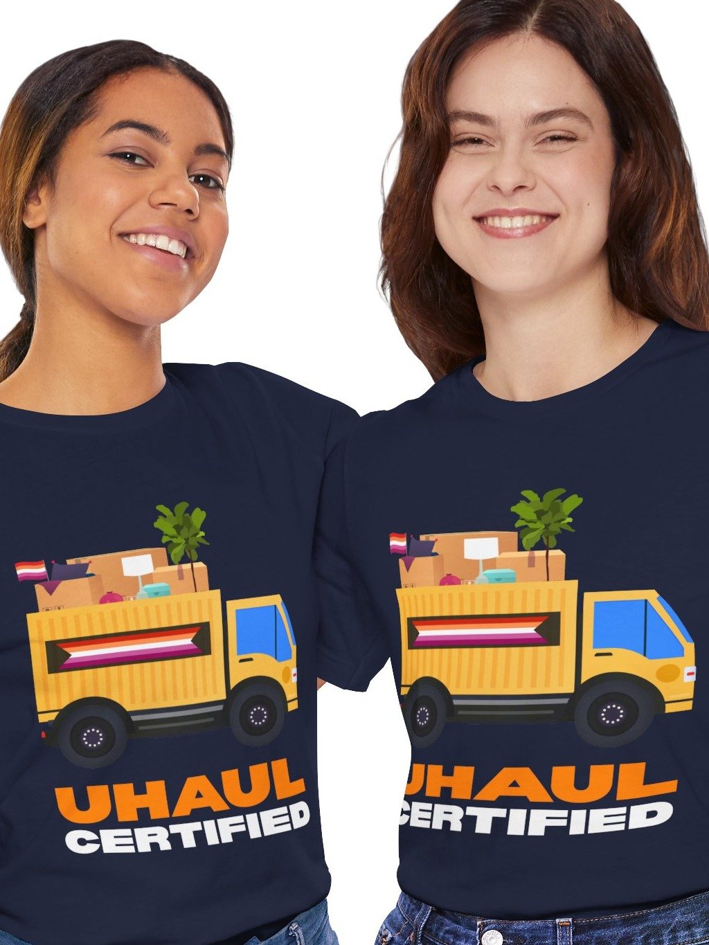 U-Haul Certified Lesbian Pride Tee (Unisex) product image (1)