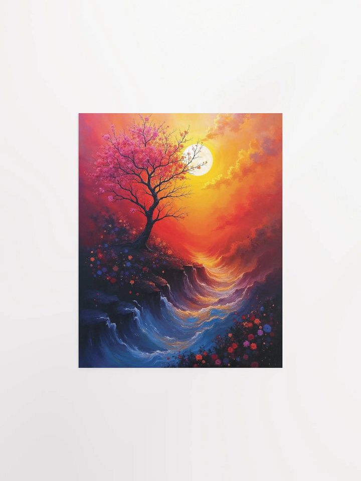 Surreal Sunset Blossom Poster product image (16)
