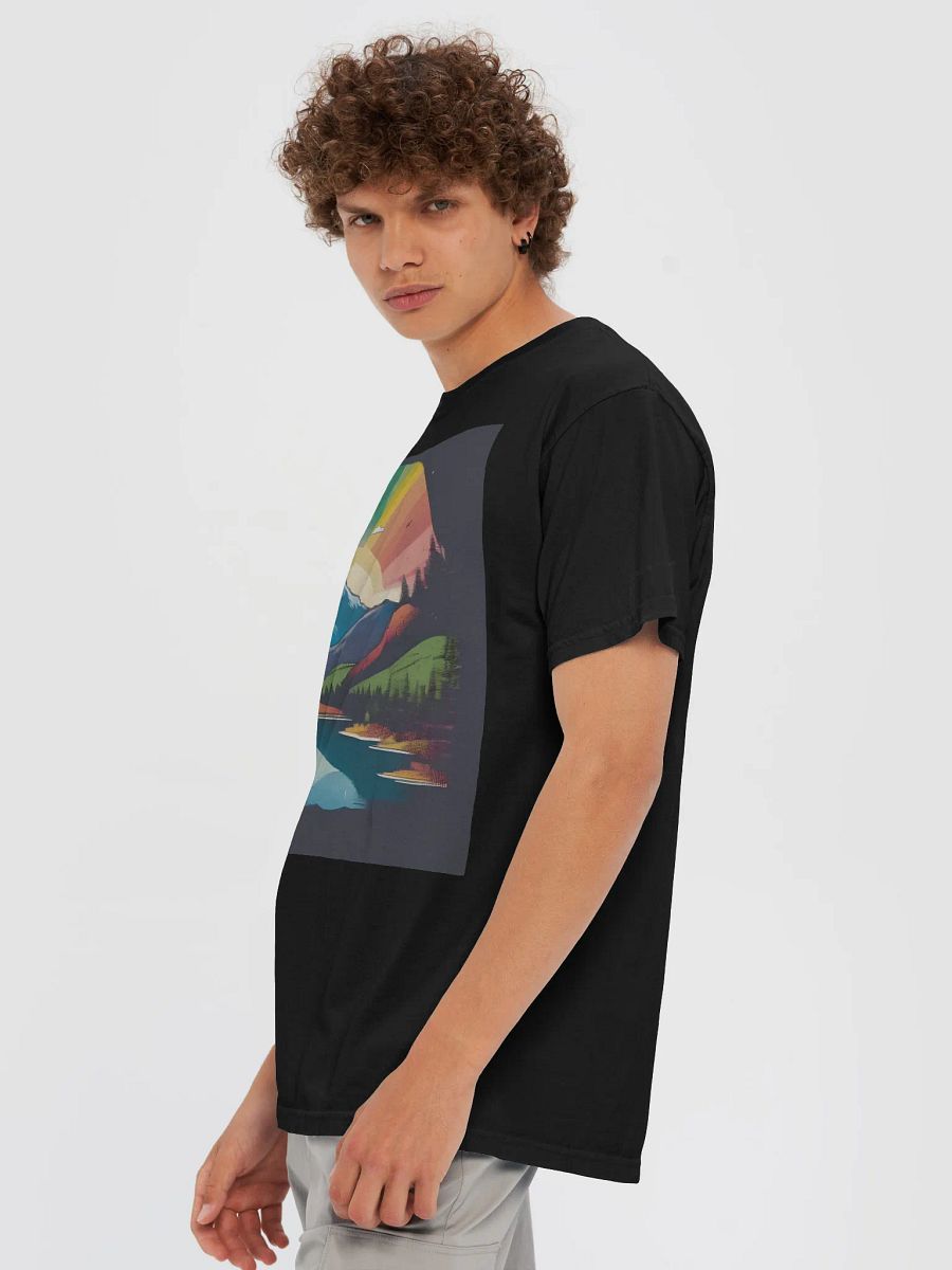 Mountain smile Garment-Dyed Heavyweight T-shirt product image (47)