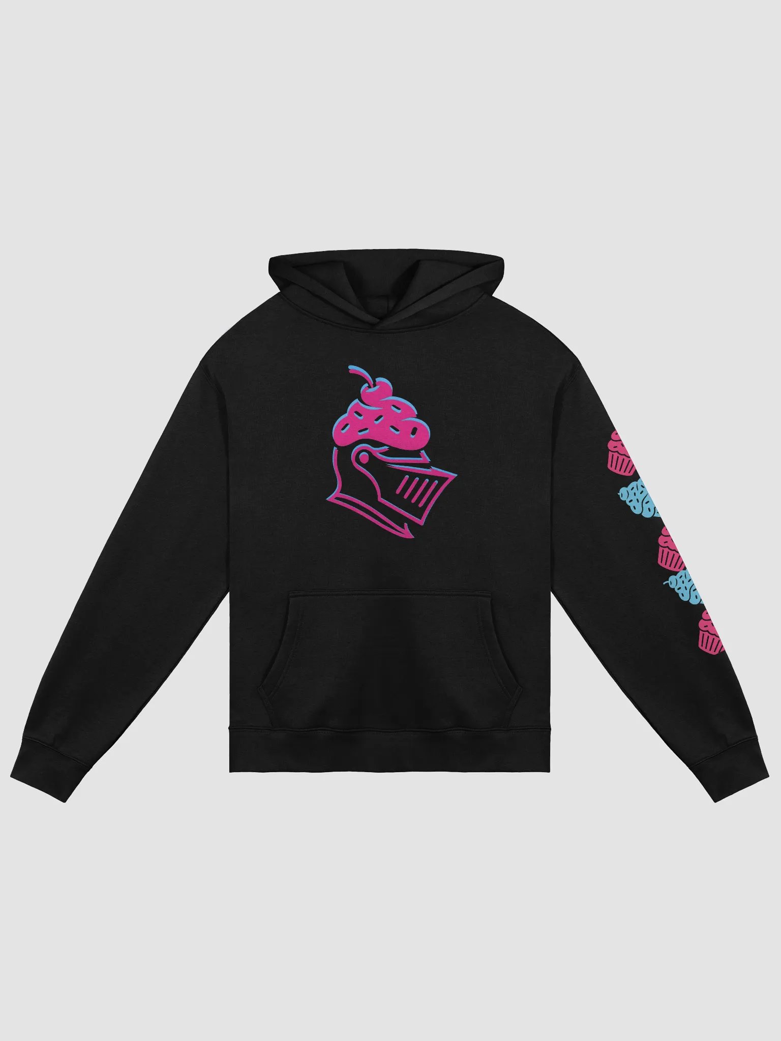 Cupcake Knight Illustrated Hoodie product image (1)