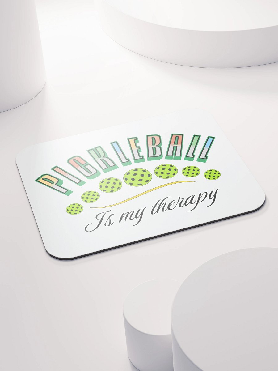 Pickleball Is My Therapy Mouse Pad product image (4)
