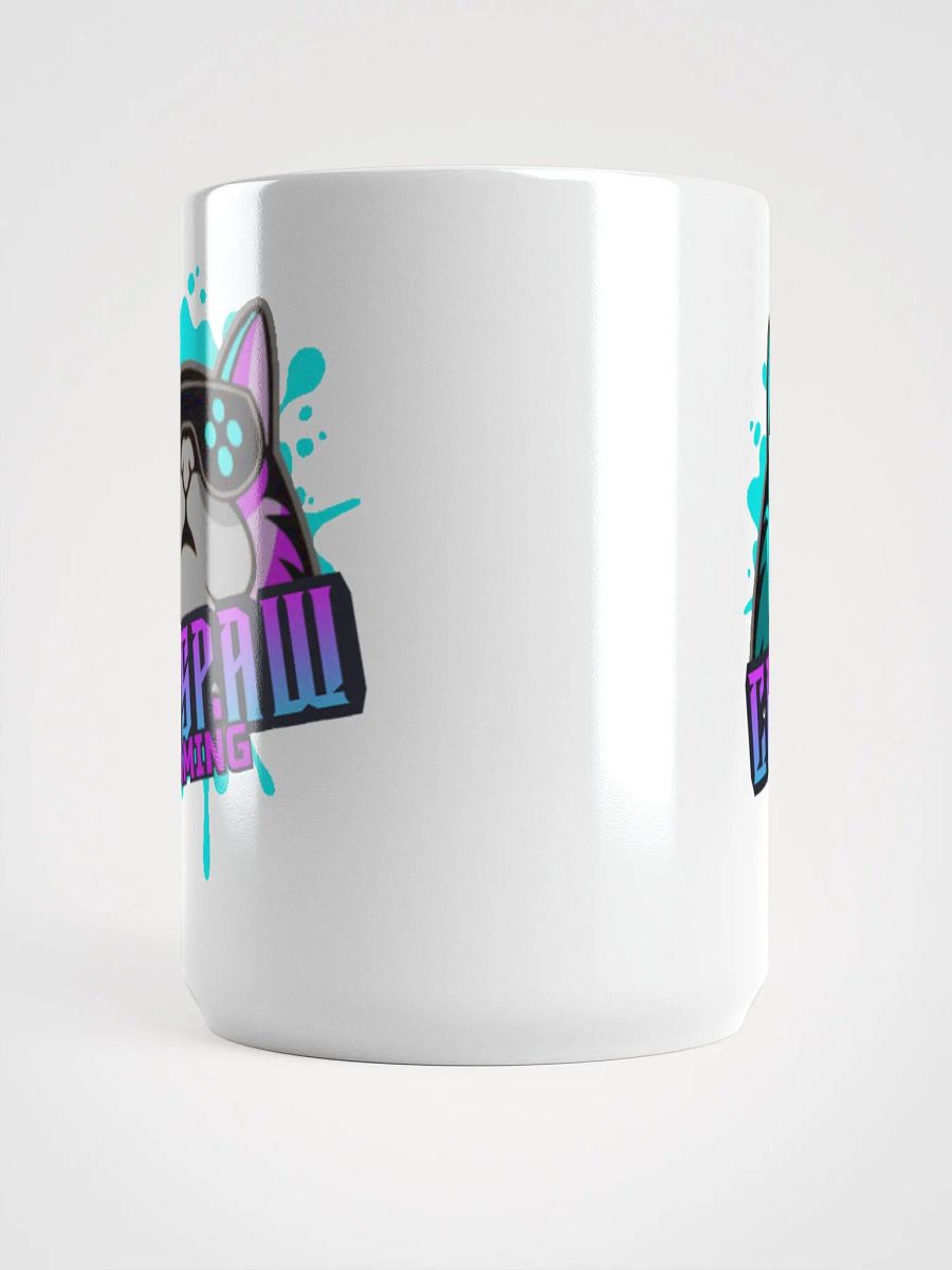 CatsPaw Gaming Logo White Glossy Mug 15 oz product image (6)