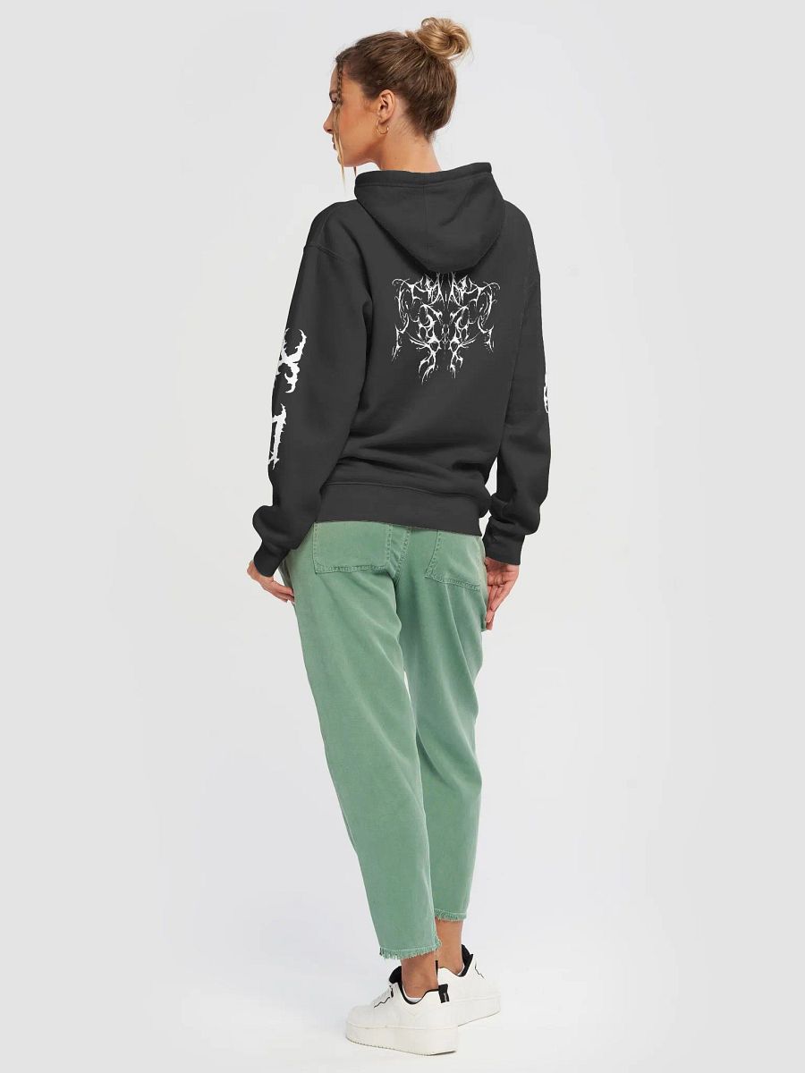Bat Sigil Hoodie Black and White product image (6)