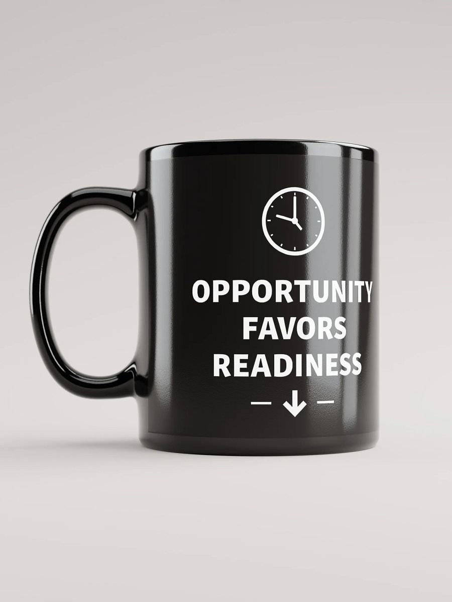 Unlock Your Destiny with Bruno Mars’ Inspirational Quote Mug – Opportunity Favors Readiness – Empower Your Journey Every Day! product image (6)