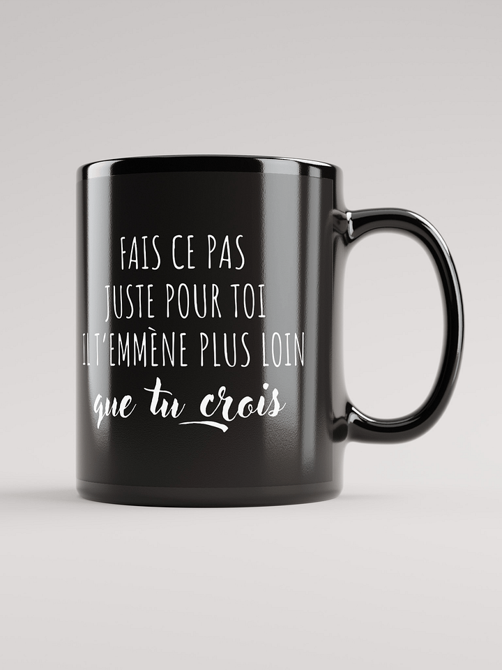 Mug Noir - Fais ce pas - Cadeau citation positive product image (1)