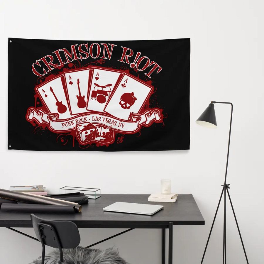 CRIMSON RIOT FLAG product image (9)