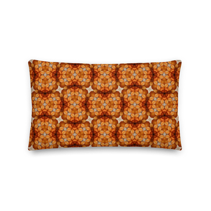 Wotsit flowered premium cushion (3 sizes/shapes) product image (1)