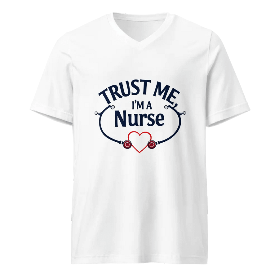 Heartbeat Nurse V-Neck Tee product image (1)
