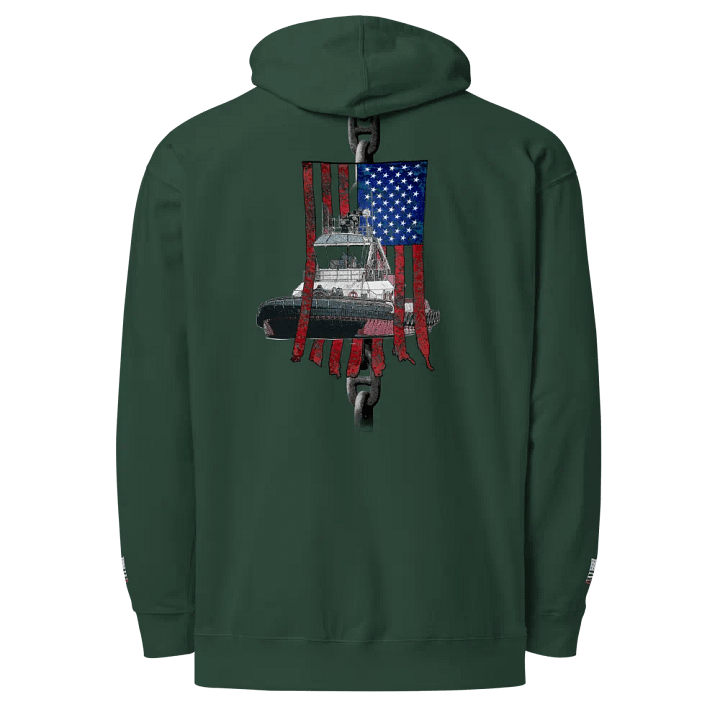 Chain Athena Tug & CE Flage Twin Anchor Front & sleeves (embroidered) product image (1)