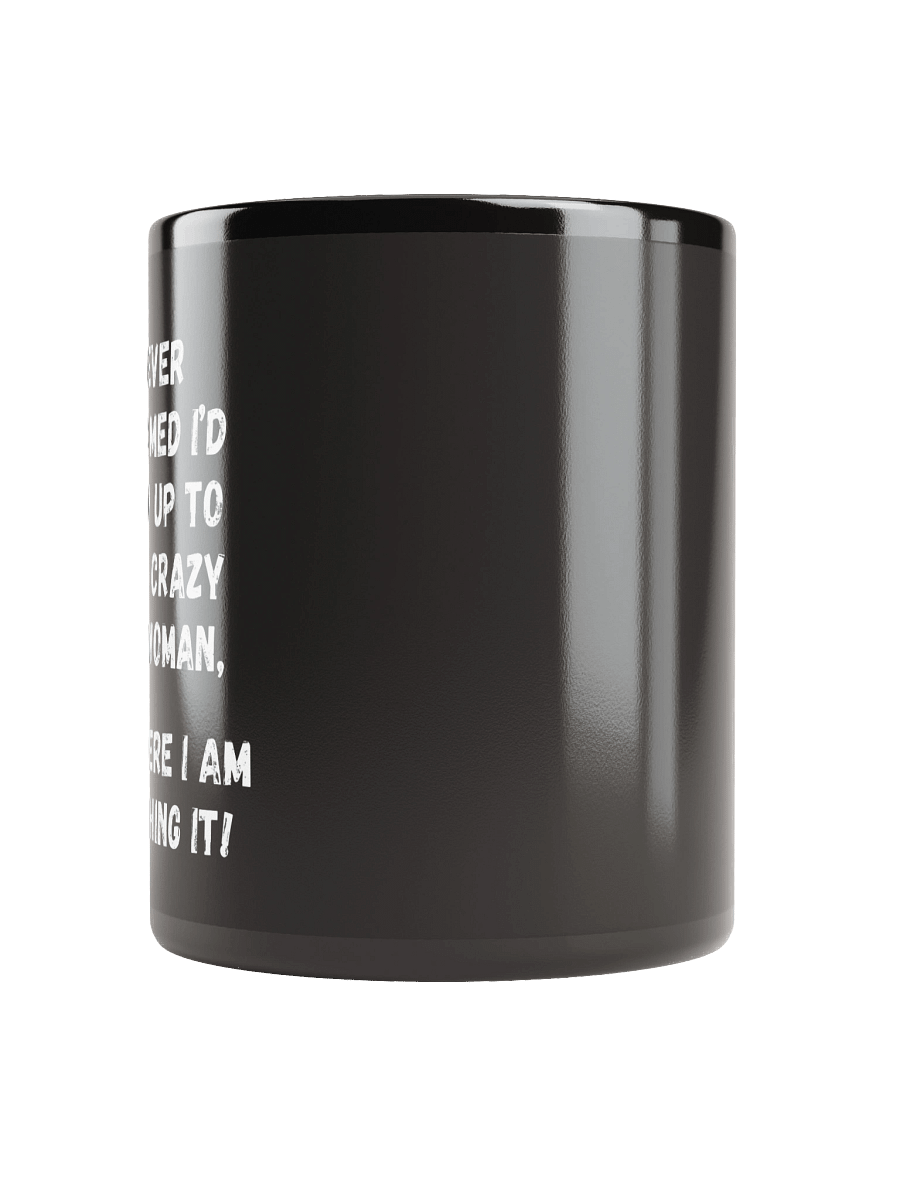 Black Crazy Old Woman Mug product image (5)
