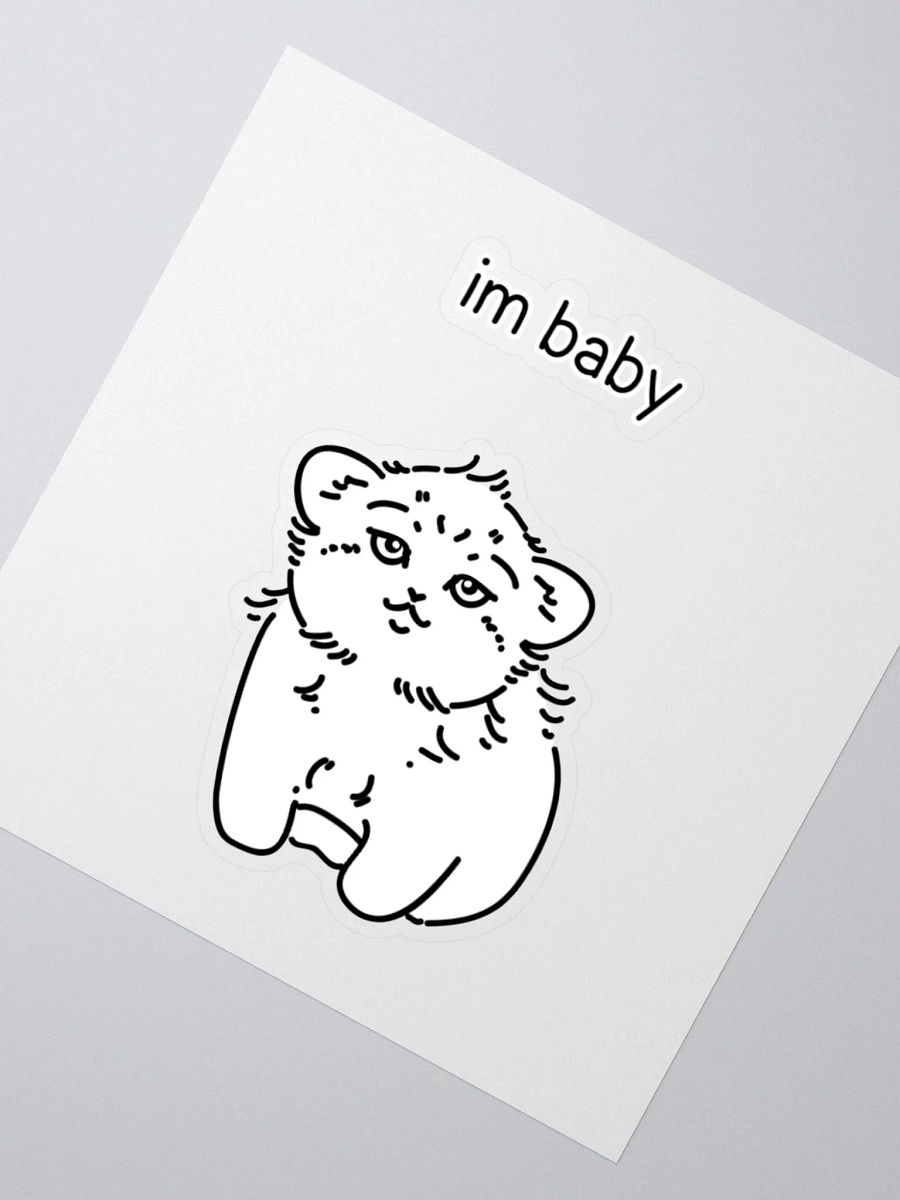 I'm Baby Manul - Sticker product image (4)