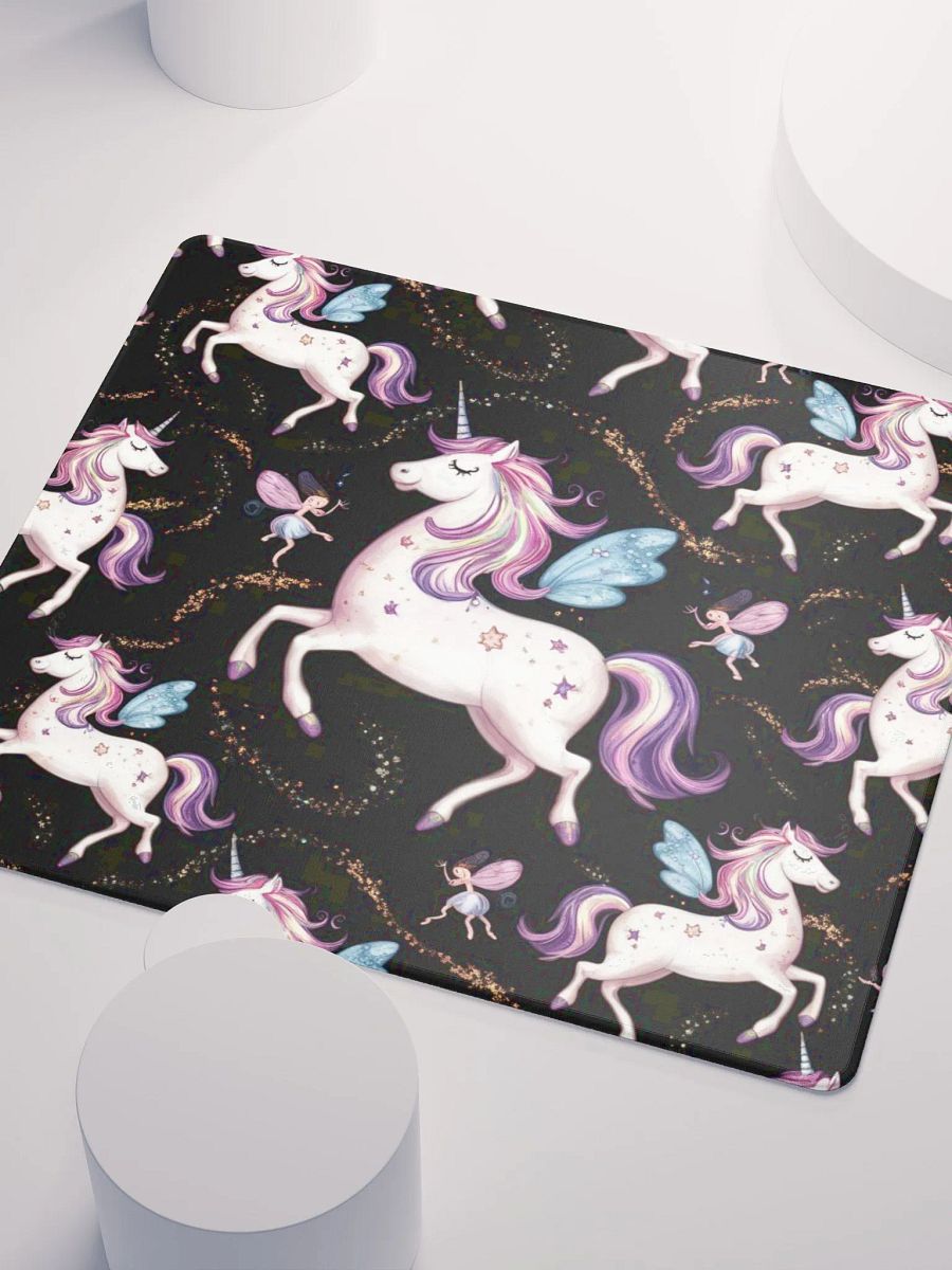 Enchanted Unicorn and Fairy Gaming Mouse Pad product image (5)