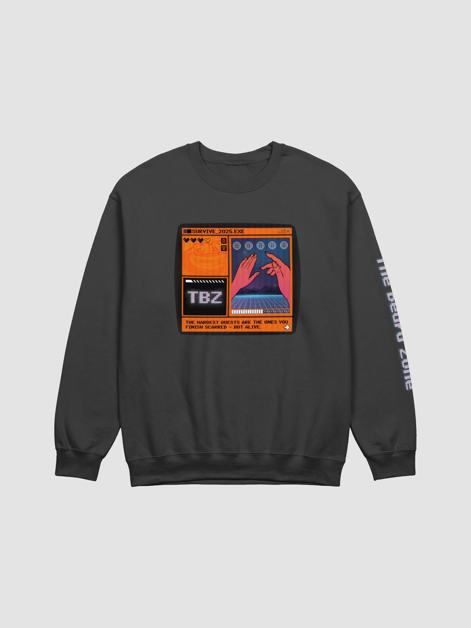 Survive 2025 Vaporwave Crewneck Sweatshirt product image (1)