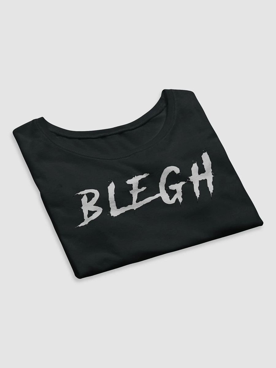 Blegh Crop-top with Purple Logo on Back product image (7)