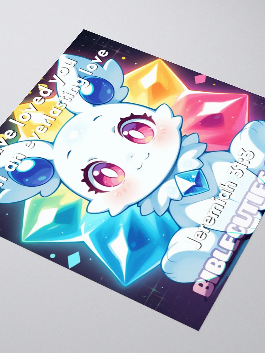 Bible Cuties Laura - I have loved you with an everlasting love Sticker product image (3)