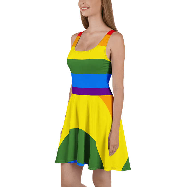 Rainbow Dream All-Over Print Skater Dress product image (1)
