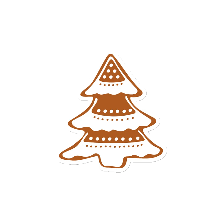Gingerbread Tree Magnet product image (2)