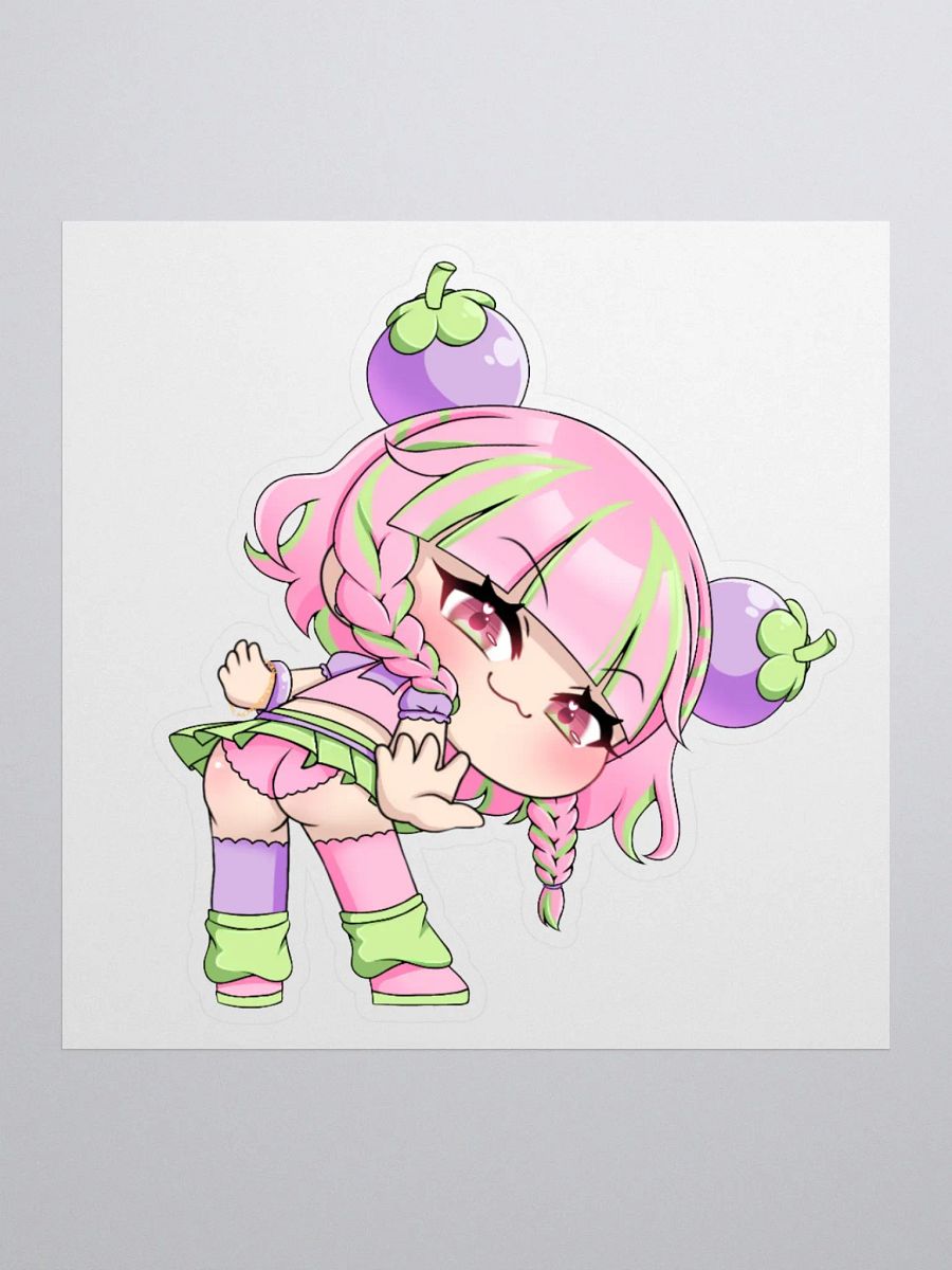 Mangosteen Bootie Sticker (3x3