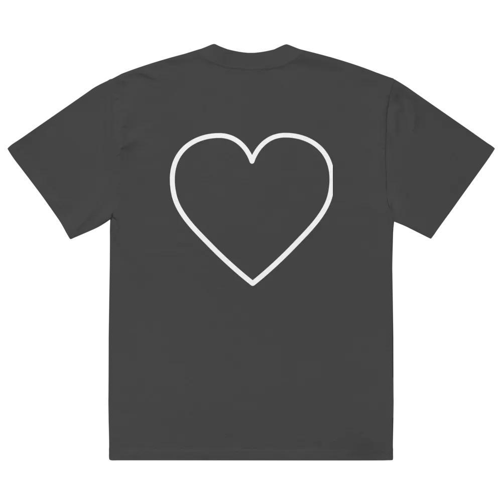 Pixel Heart Oversized T-Shirt product image (6)