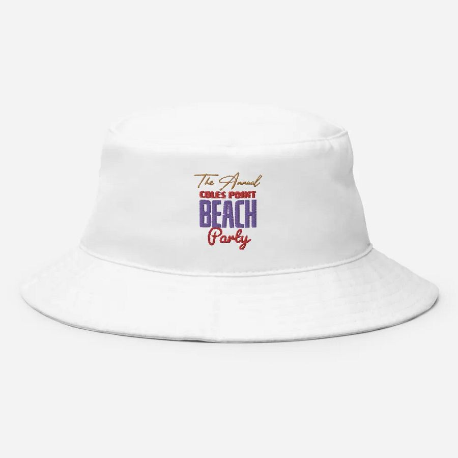 Coles Point Beach Party Embroidered Bucket Hat product image (8)