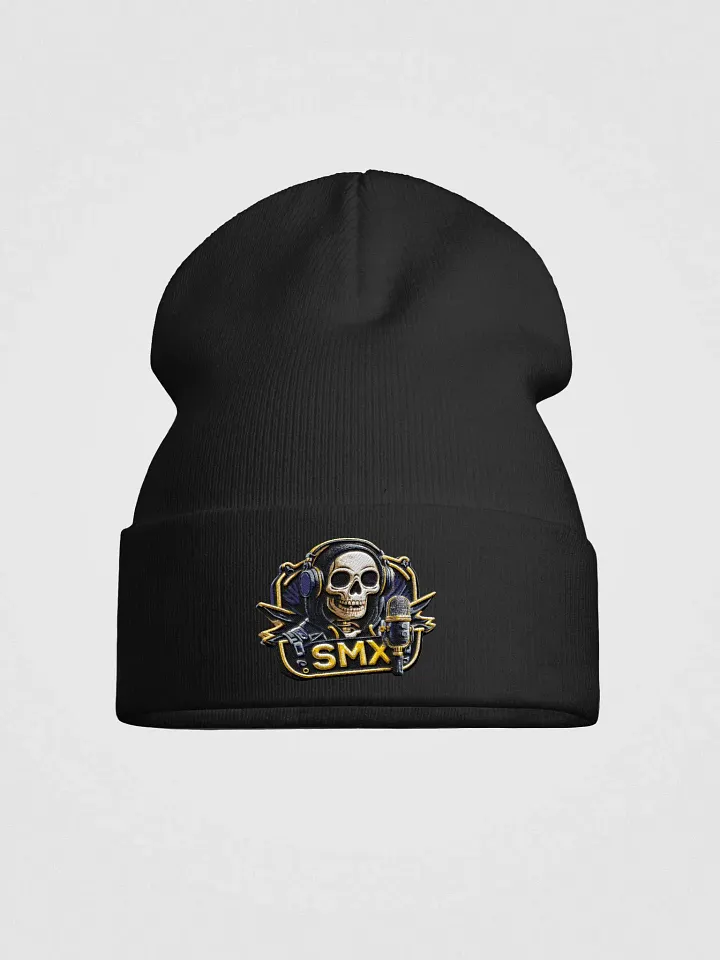 SMX Otto Knit Beanie (Gold Embroidered Logo) product image (1)