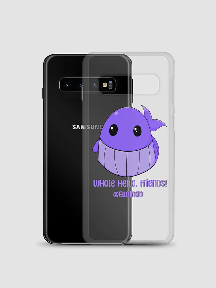 “Whale hello, friends!” Samsung Case product image (1)
